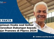 Penjelasan Hoaks Soal Golkar Deklarasikan Dukungan Kepada Ganjar Pranowo di Pilpres 2024