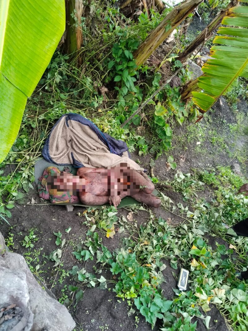 Foto Korban, Baku Tembak di Kampung Aruli Desa Aleng