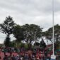 TOLAK MILITER DI PAPUA -  Ribuan demonstran yang tergabung dalam OKP Cipayung Plus bersama Forum Penolakan Militer Non-Organik Kabupaten Jayawijaya turun ke jalan menggelar aksi damai di Wamena, Selasa (2/9/2025). 